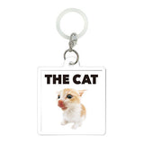 THE CAT AND FRIENDS Flat Mejirushi Accessory [10.Munchkin]