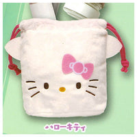 Sanrio Characters Fuwafuwa Face Kinchaku [1.Hello Kitty]