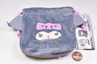 Sanrio Characters Fuwafuwa Face Kinchaku [3.Kuromi]