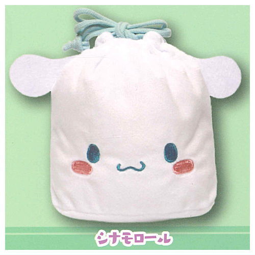 Sanrio Characters Fuwafuwa Face Kinchaku [5.Cinnamoroll]
