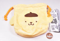 Sanrio Characters Fuwafuwa Face Kinchaku [6.Pompompurin]