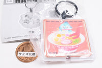 Hangyodon Delicious Time PUSH Light Keyring [3.Ramen]