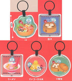 Hangyodon Delicious Time PUSH Light Keyring [All 5 type set(Full Complete)]
