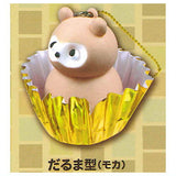 Tanuki cake Mascot Part.3 [2.Daruma type (mocha)]