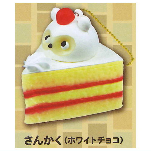 Tanuki cake Mascot Part.3 [4.Triangle (white chocolate)]