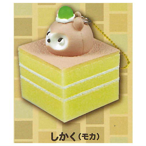 Tanuki cake Mascot Part.3 [5.Square (mocha)]