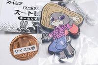 Deformed Rubber! Zootopia keychain [1.Judy (normal style)]