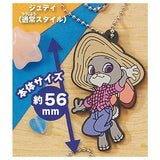 Deformed Rubber! Zootopia keychain [1.Judy (normal style)]
