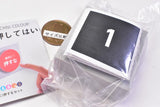 ARTUNIV TECHNI COLOUR Shimada Electric Manufacturing Company zettai ni oshite wa ikenai 1000 Buttons [5.Floor button (Black)]