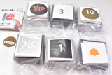 ARTUNIV TECHNI COLOUR Shimada Electric Manufacturing Company zettai ni oshite wa ikenai 1000 Buttons [All 6 type set (Full Complete)]