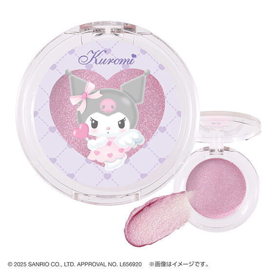 Sanrio Characters Pon de Couleur Dreamy Angel Design Multi-Color Balm [4.Kuromi (Color: Shiny Grape)]