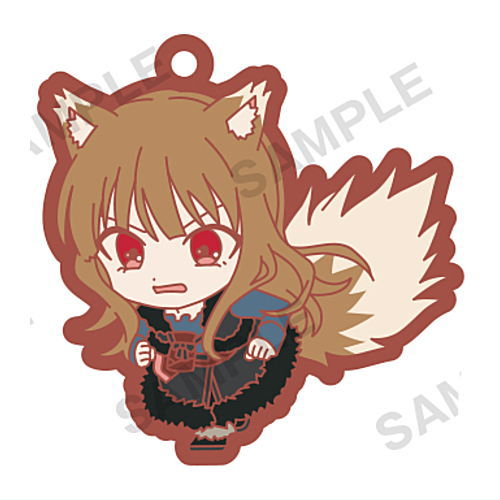 Spice and Wolf MERCHANT MEETS THE WISE WOLF Holo ga Ippai Capsule Rubber Strap Vol.2 [4.Okotta Holo]