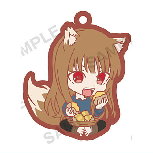 Spice and Wolf MERCHANT MEETS THE WISE WOLF Holo ga Ippai Capsule Rubber Strap Vol.2 [6.Imowohoobaru Holo]