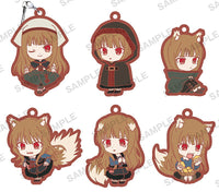 Spice and Wolf MERCHANT MEETS THE WISE WOLF Holo ga Ippai Capsule Rubber Strap Vol.2 [All 6 type set(Full Complete)]
