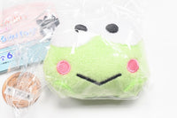 Sanrio Hapidanbui Tsukamari Plush Badge [4.Kerokerokeroppi]