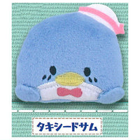 Sanrio Hapidanbui Tsukamari Plush Badge [6.Tuxedo Sam]