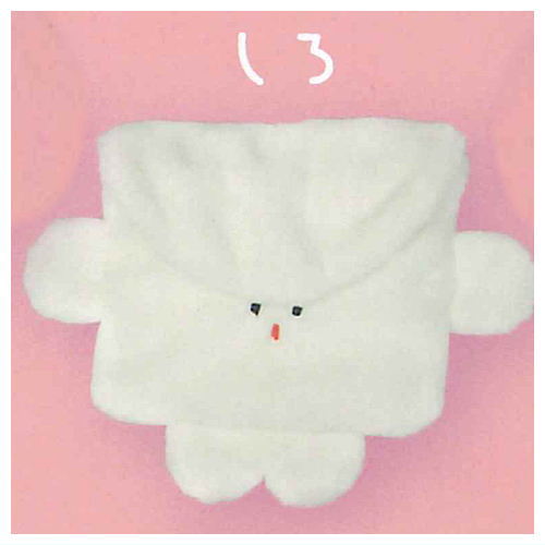 Fuutou-chan Plush Keychain [2.White]