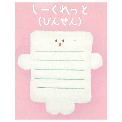 Fuutou-chan Plush Keychain [6.Secret (Letter paper)]