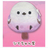 Fuku Fuku Shimaenaga honwari pouch sakura [4.Shima-chan Purple]