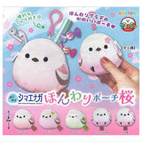 Fuku Fuku Shimaenaga honwari pouch sakura [All 5 type set(Full Complete)]