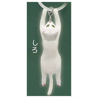 Gakeppuchi nyanko mejirushi charm [5.Shiro]