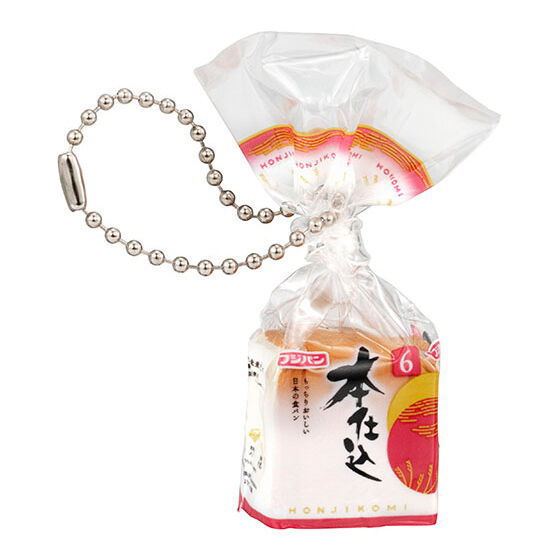 Fujipan Squeeze Mascot Charm [1.Honjikomi Bread 6 slices]