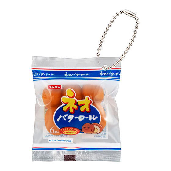 Fujipan Squeeze Mascot Charm [2.Neo Butter Roll 6 pieces]