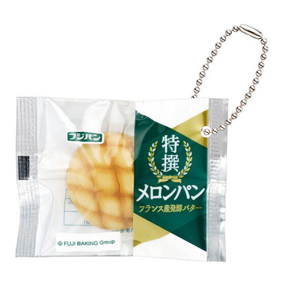 Fujipan Squeeze Mascot Charm [4.Tokusen Melon Bread]