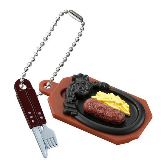Steak House Bronco Billy Miniature Charm [1.Charcoal-Grilled Ganko Hamburger]