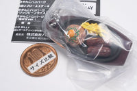 Steak House Bronco Billy Miniature Charm [3.Charcoal-Grilled Ganko Hamburger & Garlic Beef Rice]