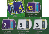 Super Thoroughbred Series Bib Metal Keychain [All 5 type set(Full Complete)]