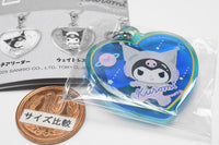 Kuromi My Dream Pukkuri Heart-Shaped Charm [3.Astronaut]