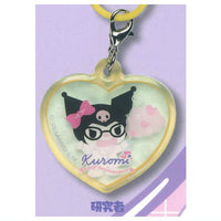 Kuromi My Dream Pukkuri Heart-Shaped Charm [8.Researcher]