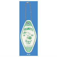 SNOOPY Sports Keychain [3.Tennis]