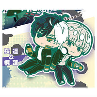 Deformed Rubber! WIND BREAKER Keychain vol.2 [7.Haruka Sakura & Ren Kaji]