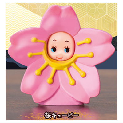 キューピーさくら Kaburimono Obitsu Kewpie Figure Collection [3.Sakura Kewpie