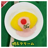 Hokkori Shokudo Omelette Rice Keychain [4.Mentaiko Cream]