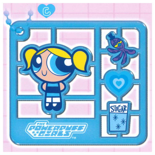 Powerpuff girls Plastic Model Keychain [3.C]