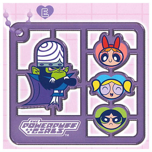 Powerpuff girls Plastic Model Keychain [5.E]