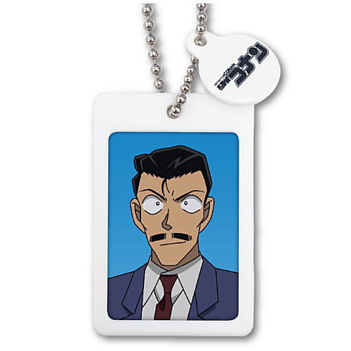 Detective Conan ID photo style charm [2.Kogoro Mouri]