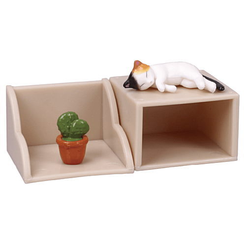 Shelf Cat Part.3 [1.Shelf A and B, calico cat and cactus]