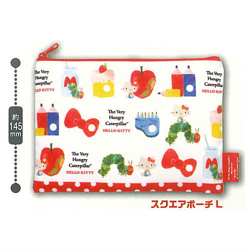 Hello Kitty x The Very Hungry Caterpillar Variety Collection [3.Square Pouch L]