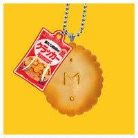 Local sweets from all over Japan Ball chain mascot [1.Maeda crackers Sakai City, Osaka]