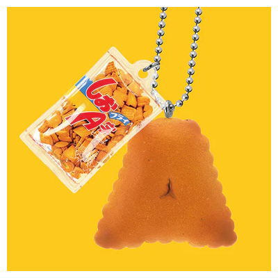 Local sweets from all over Japan Ball chain mascot [2.Shio A-shaped fries Sapporo City, Hokkaido]