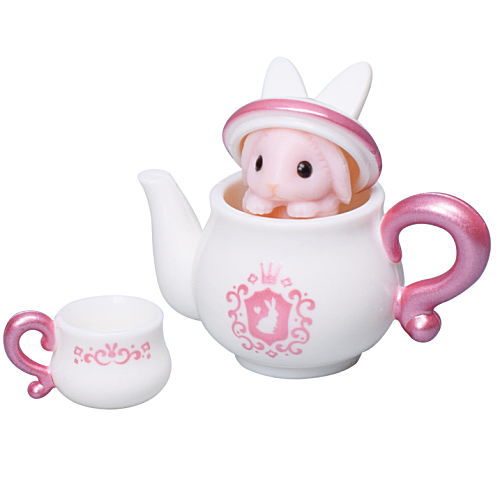 Rabbit Cake Shop [4.Pot & cup (pink) and pink rabbit]