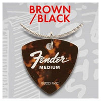 Fender pick type acrylic charm Part.2 [3.BROWN/BLACK]