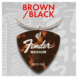 Fender pick type acrylic charm Part.2 [3.BROWN/BLACK]