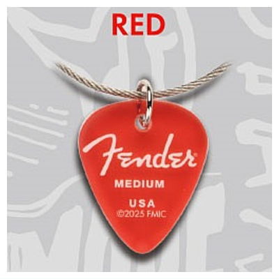 Fender pick type acrylic charm Part.2 [6.RED]