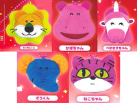 Tabekko Animals THE MOVIE Face mascot [All 5 type set(Full Complete)]