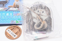 Nature Techni Colour World Natural Heritage Shiretoko Acrylic Mascot [3.Ezo flying squirrel]